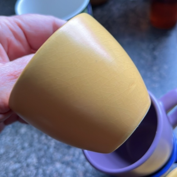 Colorful espresso cup n saucers - Picture 7 of 12